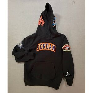 Jordan Flight Black World Champions Hoodie Boys‎ 4T Black Long Sleeve Toddler
